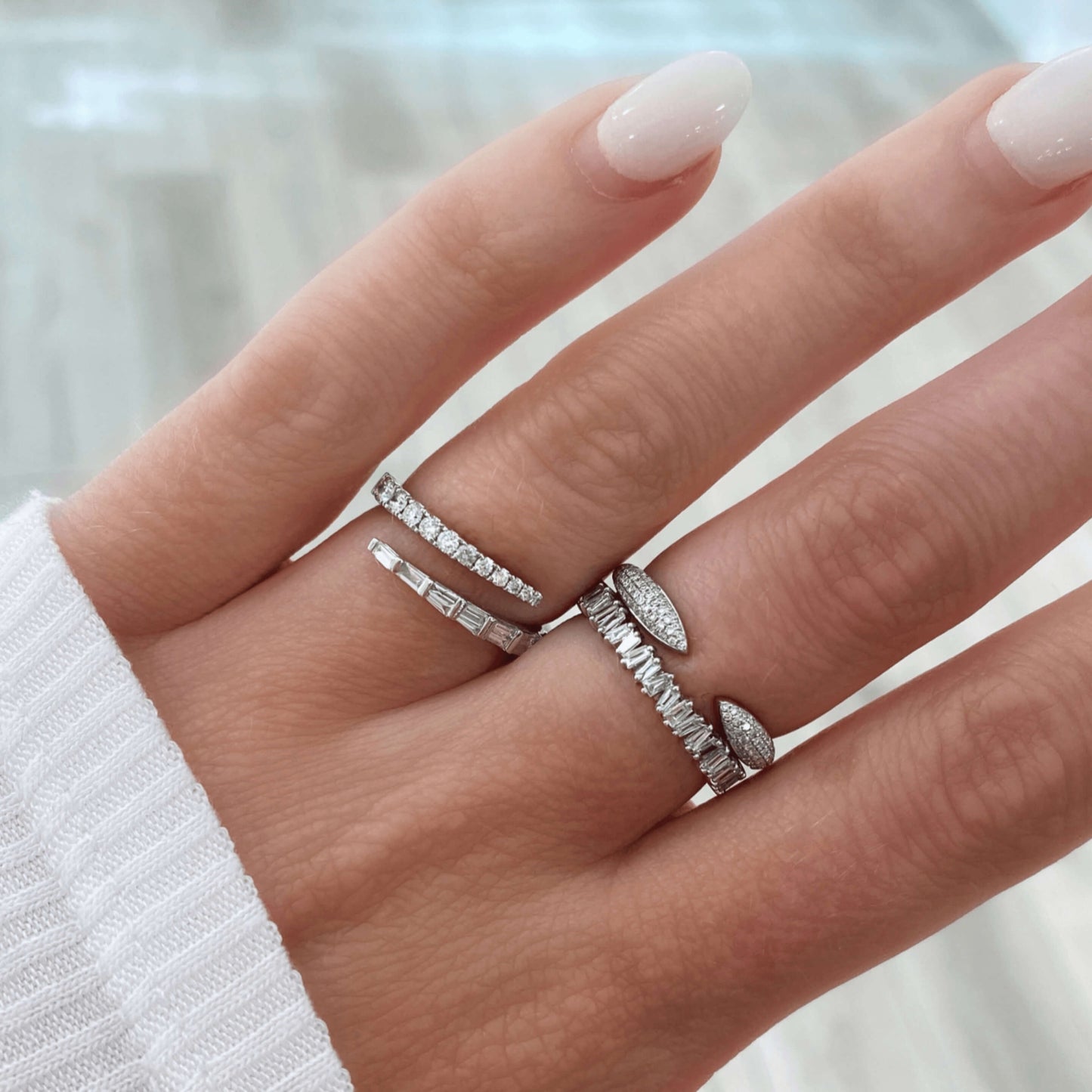 Unique Diamond Statement Ring