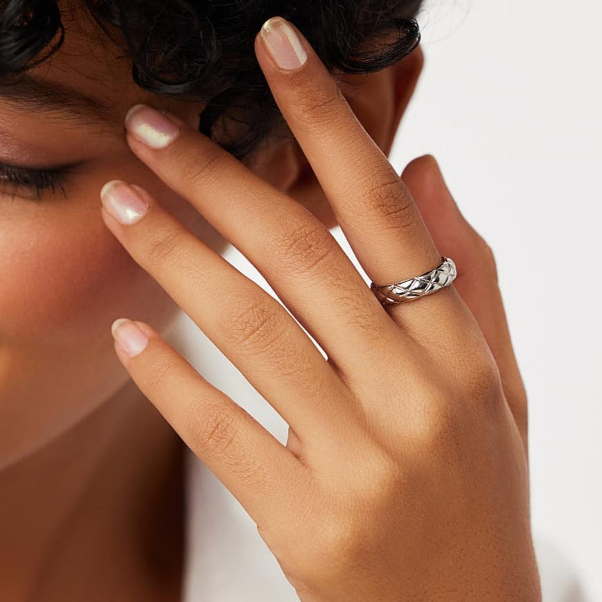 Unique Gold Band For Anniversary