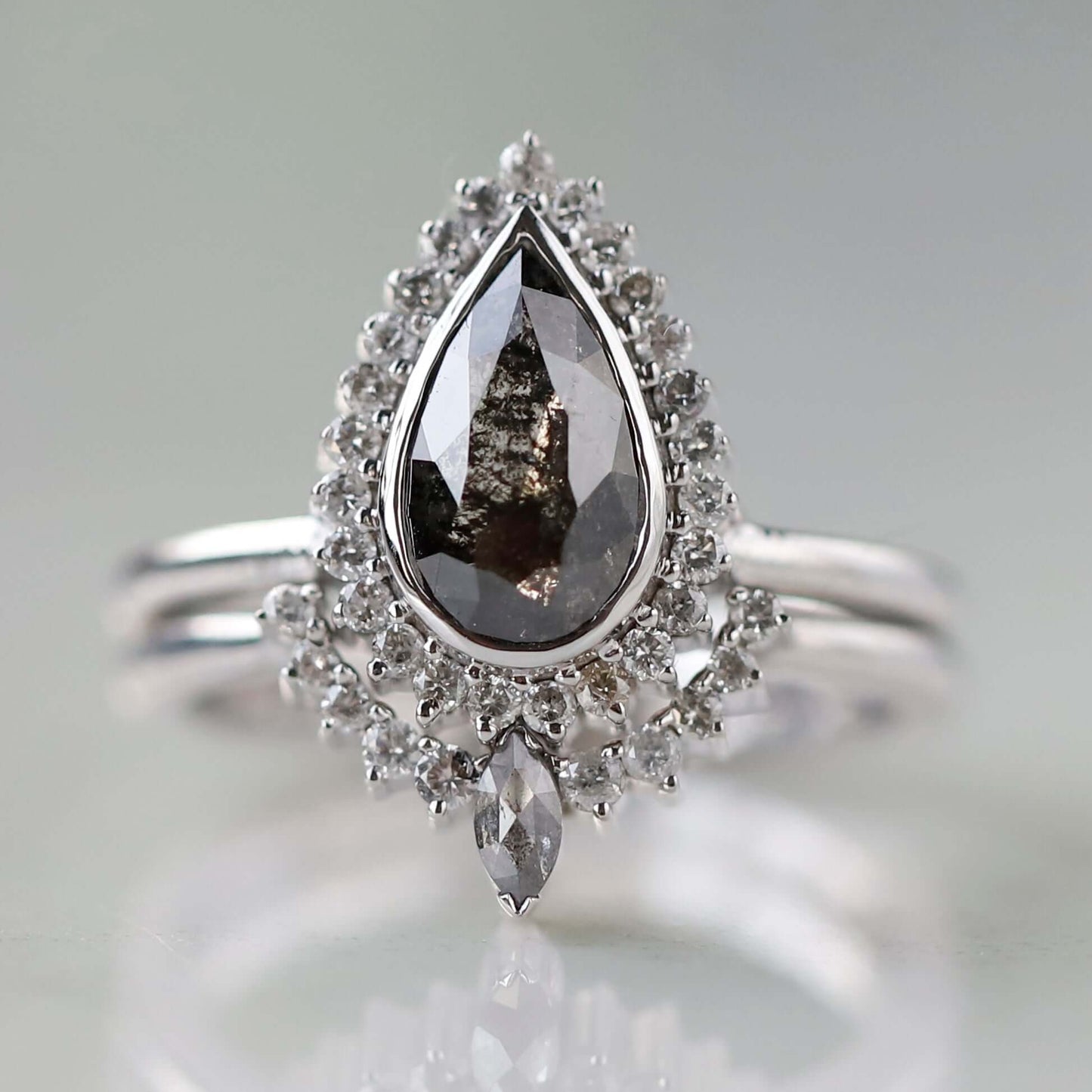 Unique Simulated Diamond Wedding Ring for Women