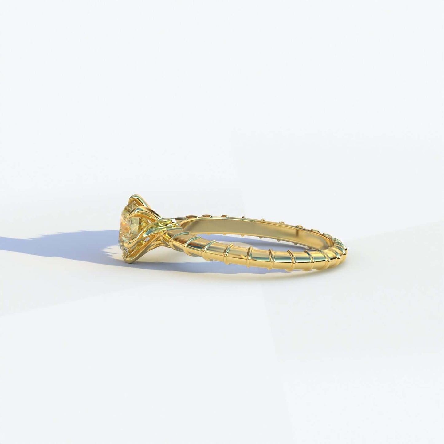 Unique Snowdrift 6 Prong Diamond Cluster Promise Ring