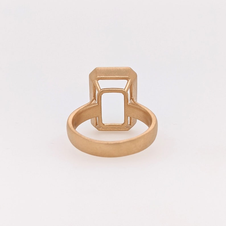 Unique hand made Vintage Rose Gold Marquise Diamond Ring