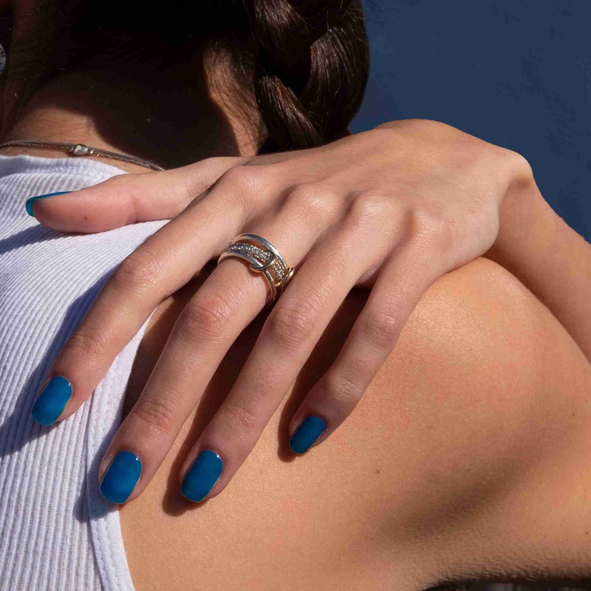 Vintage Connected Rings