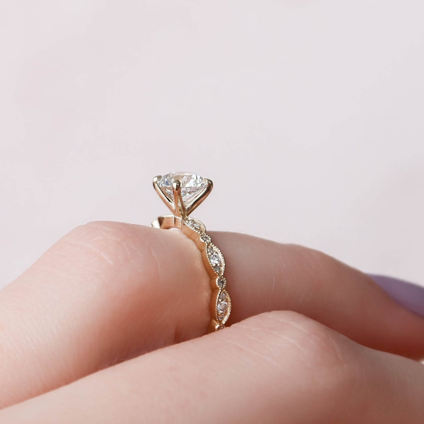 Vintage Diamond Ring Women