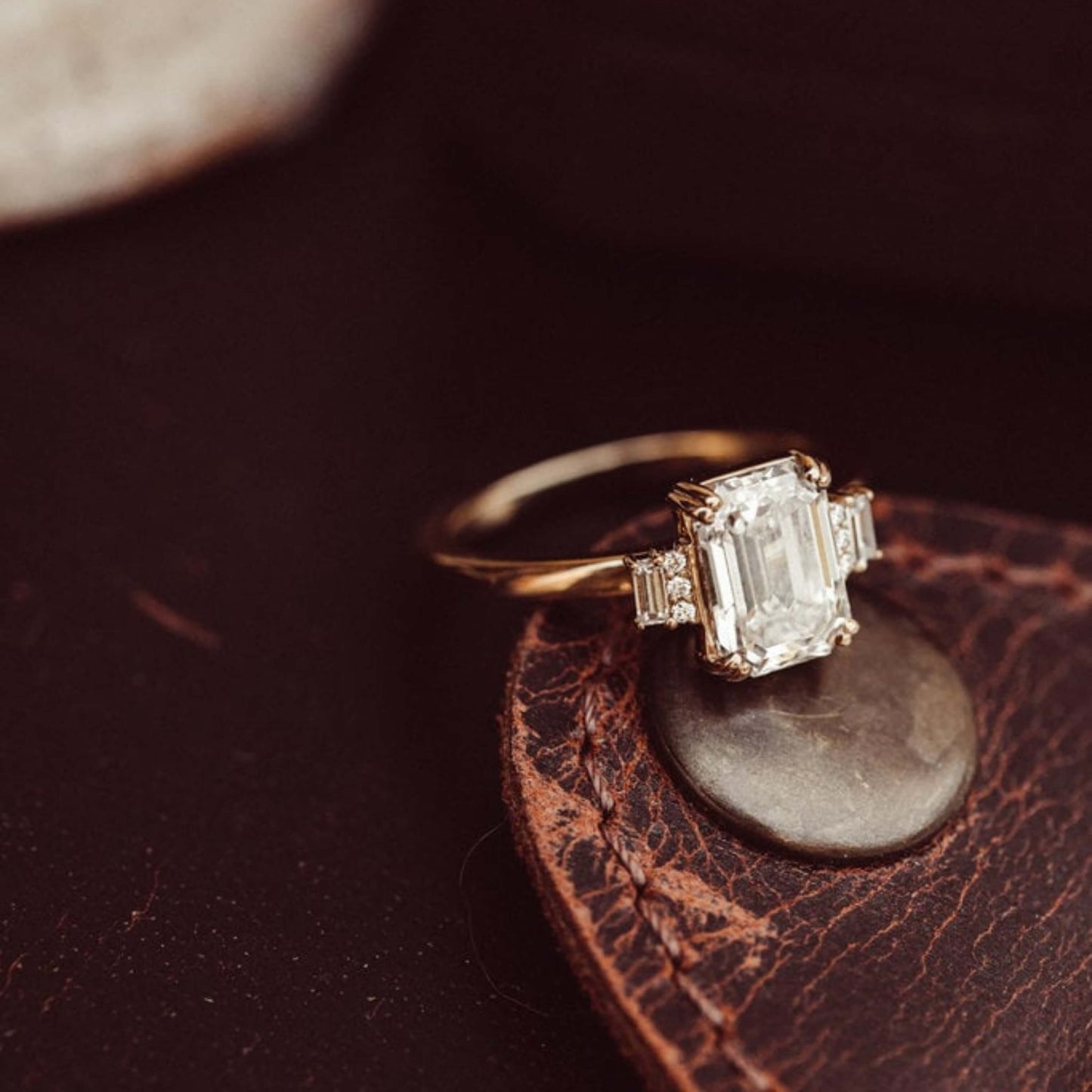 Vintage Double Claw Prong Ring
