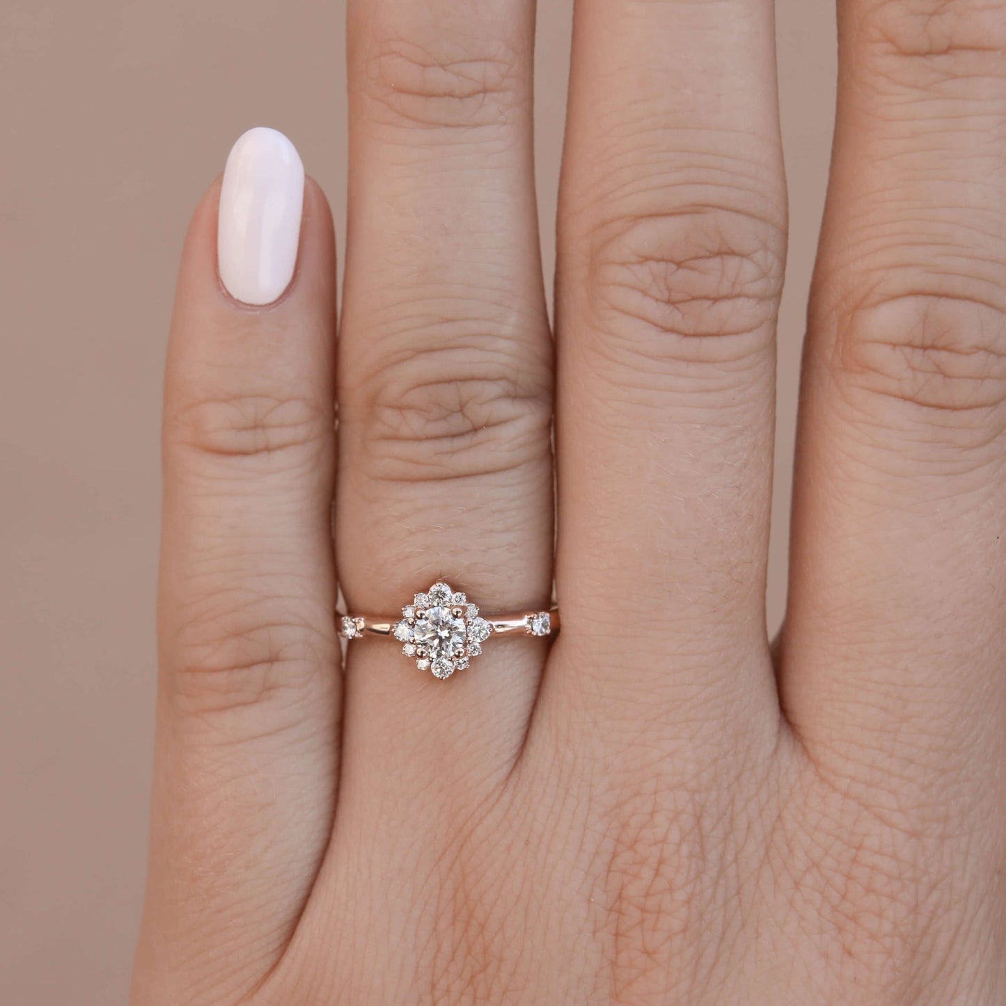 Vintage Style Ring, Proposal Ring