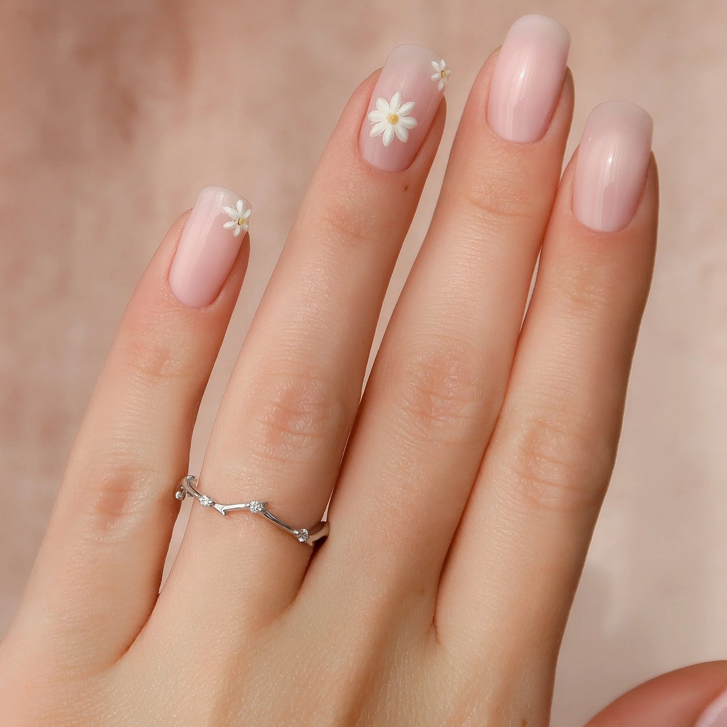 Vintage Twig Diamond wedding band