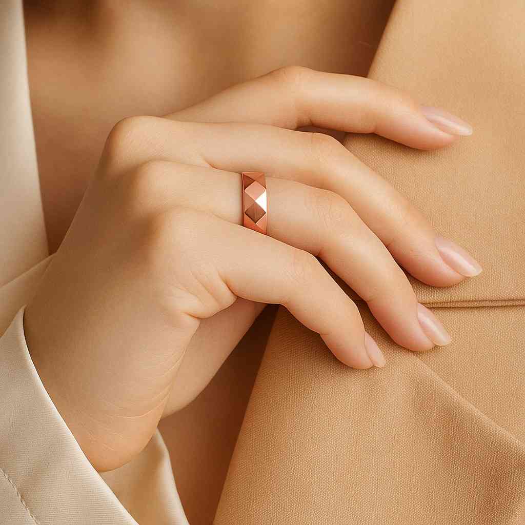 Wedding Band Unique Solid Gold Mens Wedding Ring Natural Inspired Wedding Ring Leaf Engrave Men Wedding Band Gift For Him