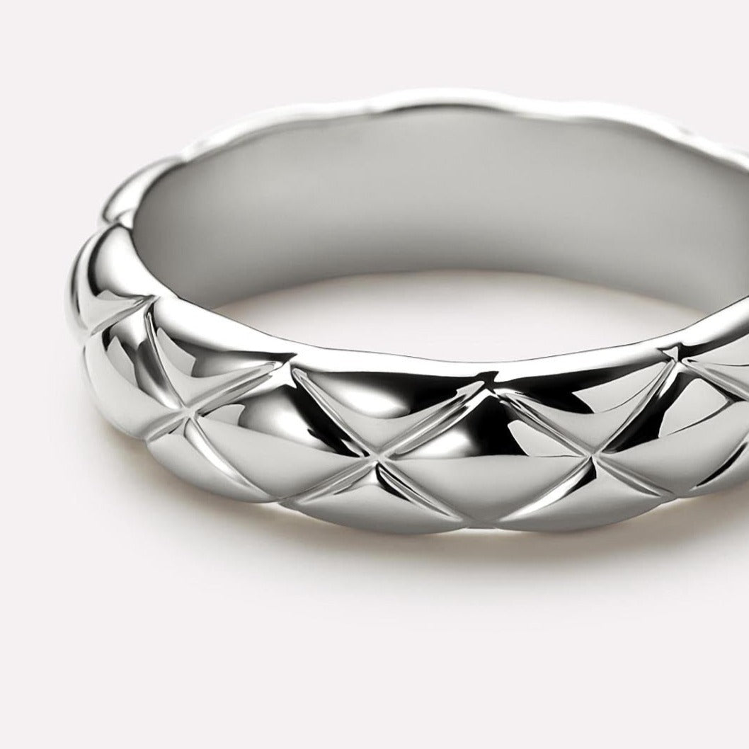 White Gold Wedding Band