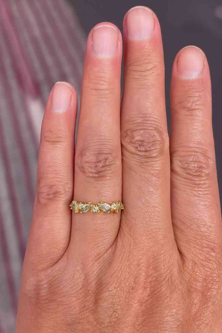 Wide Peridot Ring Statement Gemstone Ring Marquise Cut Ring Green Peridot Jewelry August Birthstone Ring