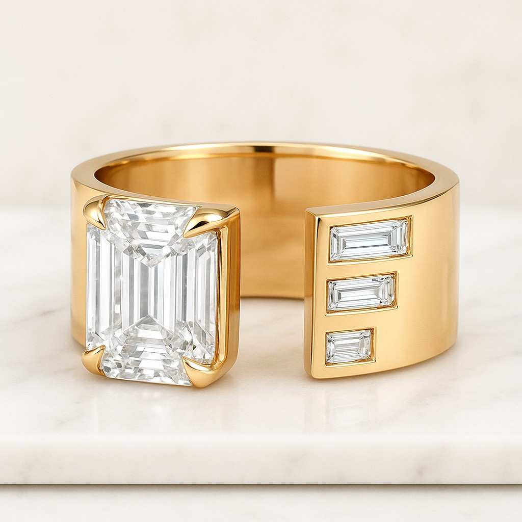 Unique Wedding Ring Women Half Eternity Band Bridal Anniversary Ring