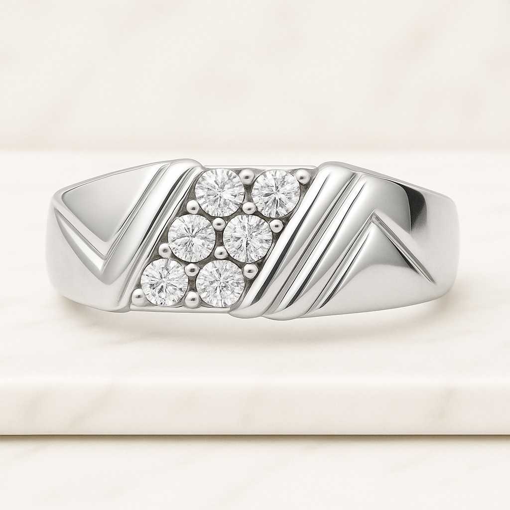 10k Yellow East-West Oval Curved lab Grown Diamond Engagement Ring