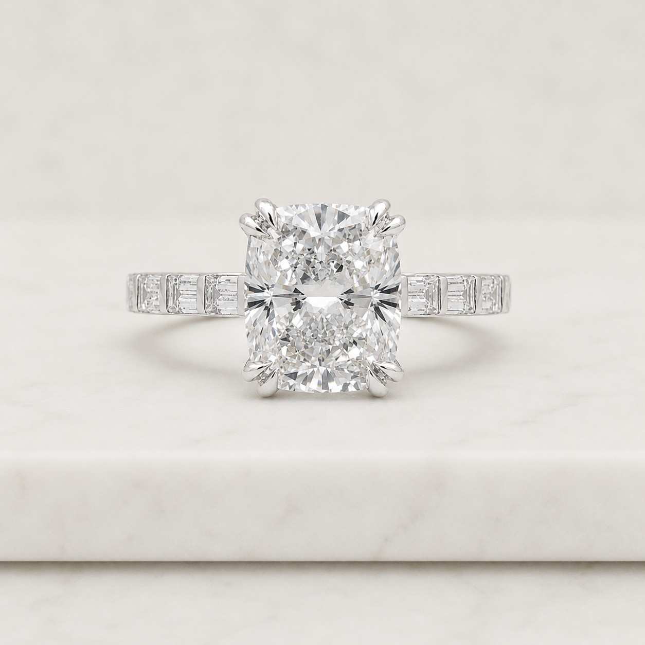 diamond ring moissanite ring lab diamond ring cubic zirconia ring natural diamond cushion diamond colorless stone clear gemstone brilliant stone