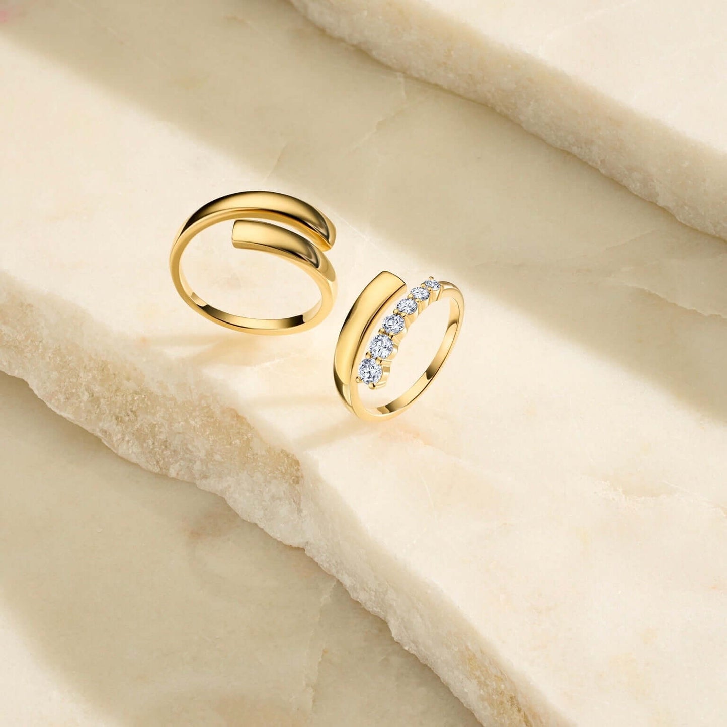 ne Side Pave Bypass Wedding Ring