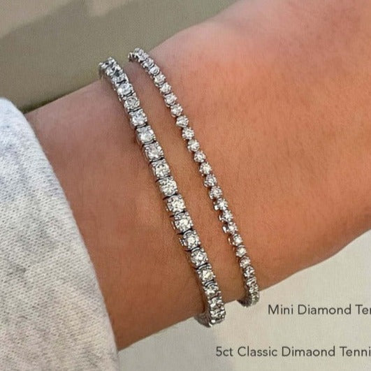 Lab Grown Diamond Bracelet In 14k Gold