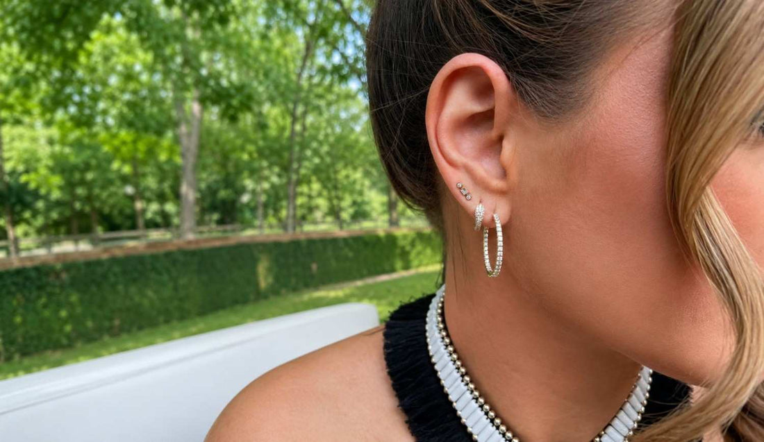 Affordable Diamond Hoops