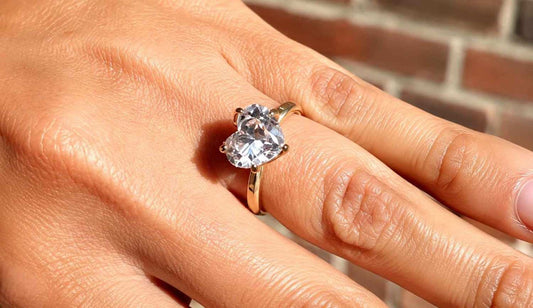 Celebrity Heart Shaped Diamond Rings