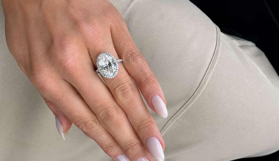 Celebrity Oval Diamond Rings