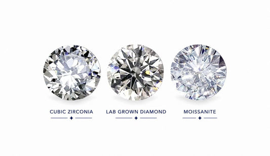 Cubic Zirconia VS Moissanite VS Lab Grown Diamond 