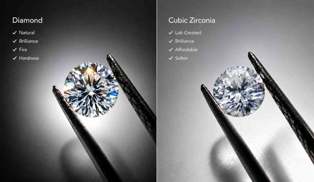 Cubic Zirconia vs Diamonds