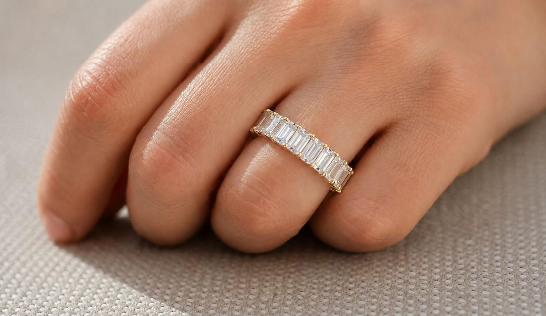 Emerald Cut Wedding and Eternity Bands: Everything You Need to Know