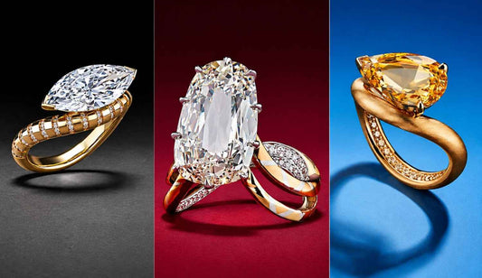 A floating diamond ring, the new design trend