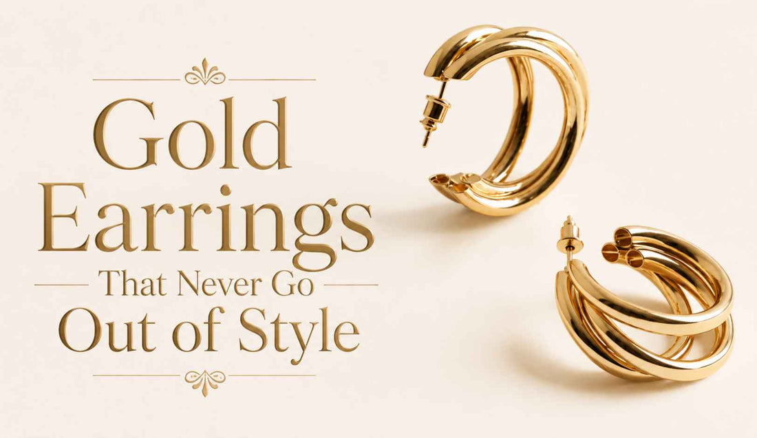 Gold Earrings That Never Go Out of Style