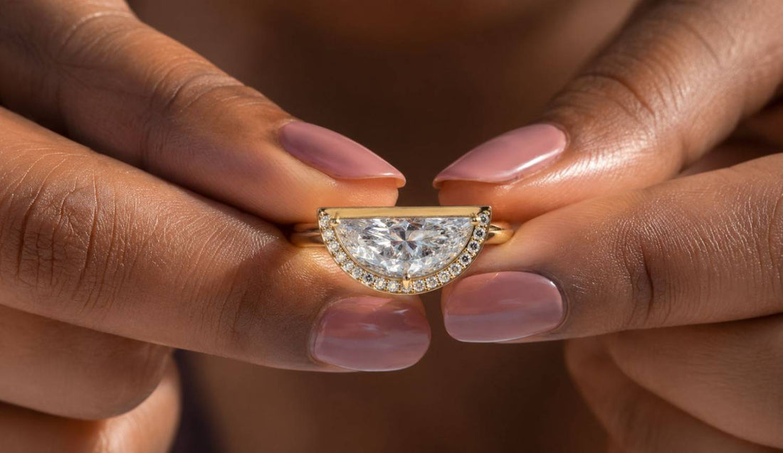 Half-Moon Engagement Rings