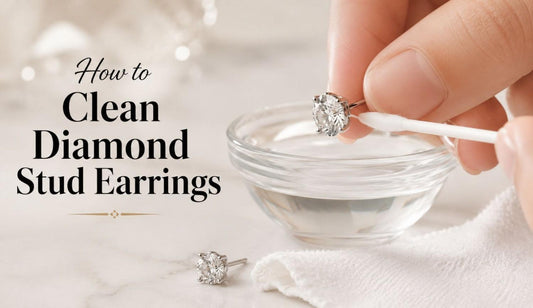 How to Clean Diamond Stud Earrings: Complete Guide Keep Them Sparkling