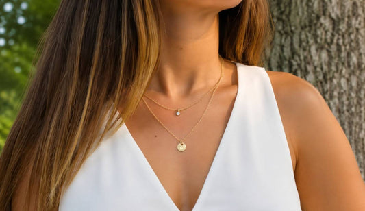 Initial Necklace Layering Ideas