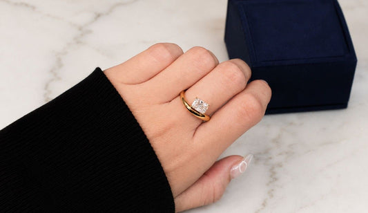 Lab-Grown Diamond Radiant Shape Rings