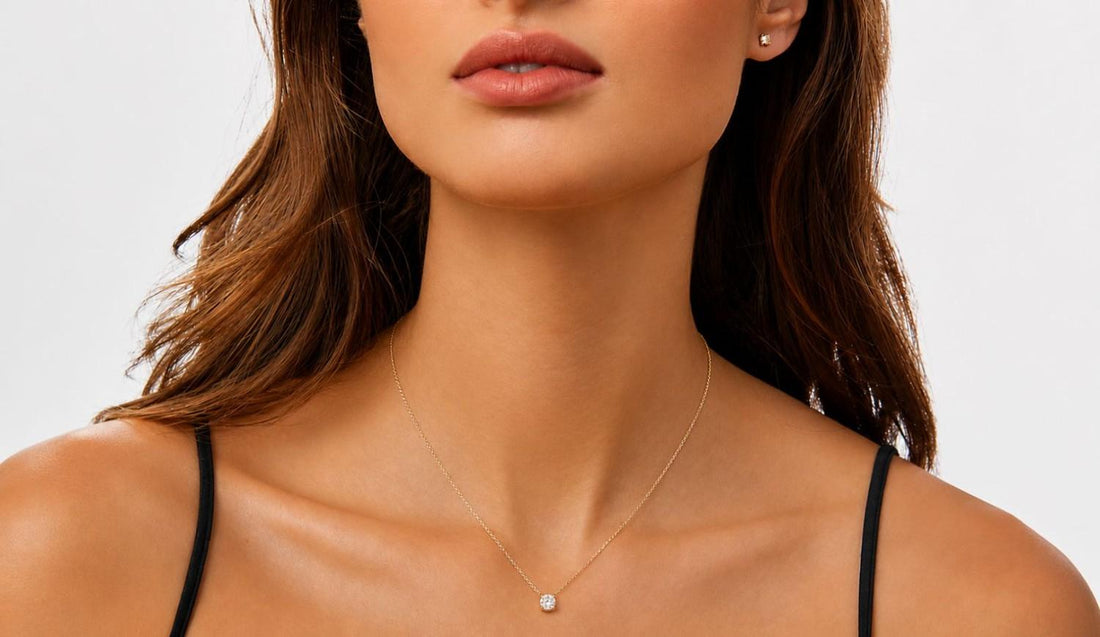 Minimalist Diamond Necklace Ideas