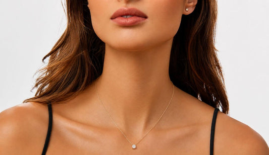 Minimalist Diamond Necklace Ideas