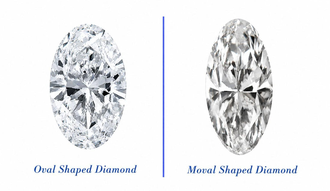Moval vs Oval Shape Diamonds