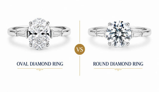Oval vs Round Diamond Rings