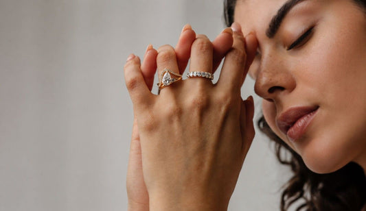 Pear Diamond Wedding Sets
