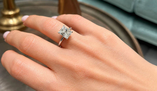 Radiant Cut Lab-Grown Diamond Rings