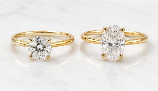 Round vs Oval Diamonds for Your Engagement Ring 