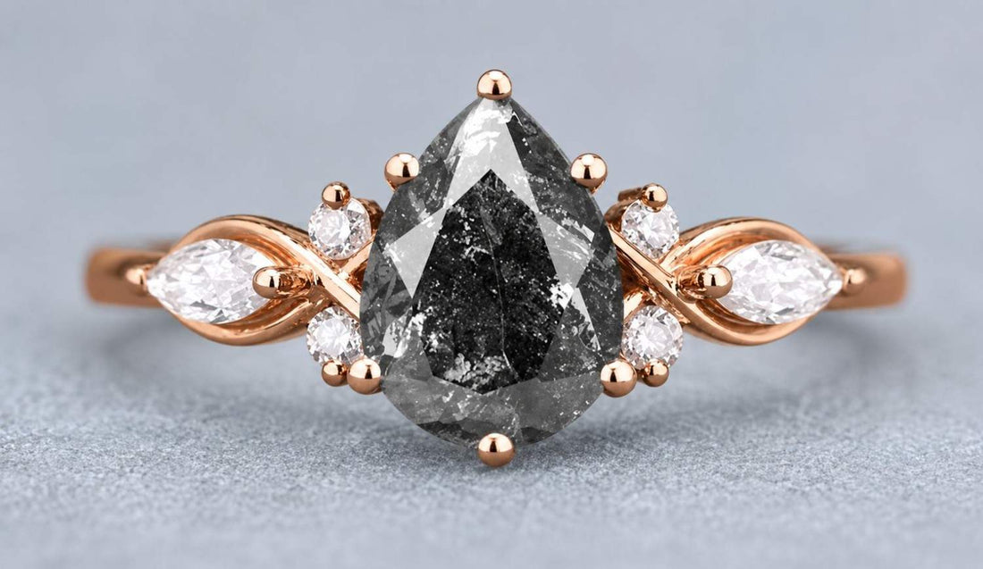 Salt and Pepper Diamond Jewelry: Alternative Engagement Ring Ideas