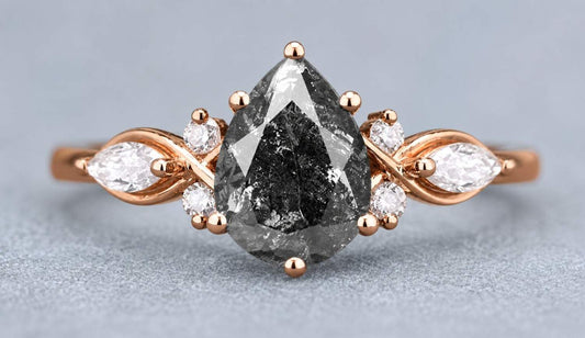 Salt and Pepper Diamond Jewelry: Alternative Engagement Ring Ideas
