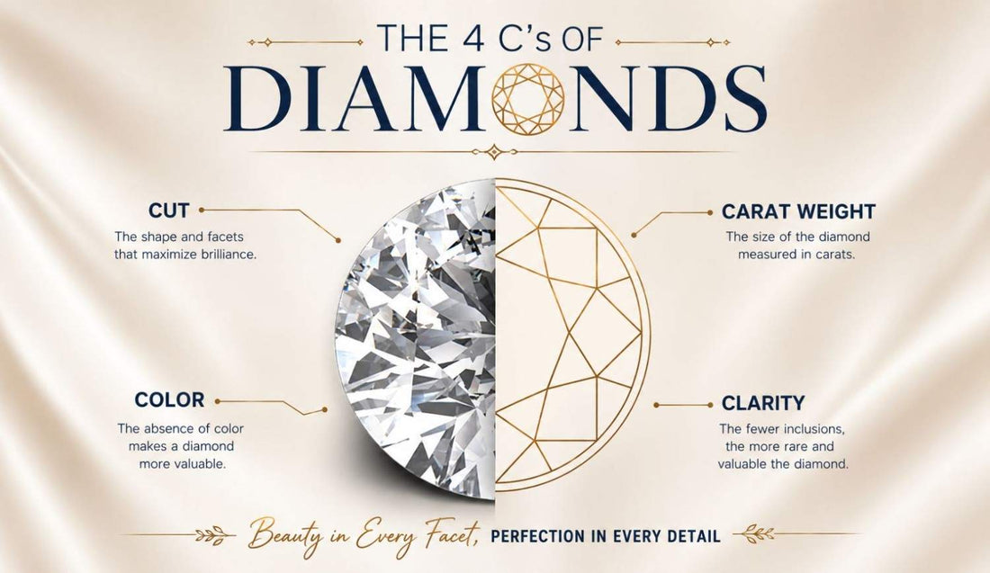 The Ultimate 4Cs Diamond Guide: Cut, Color, Clarity & Carat Explained