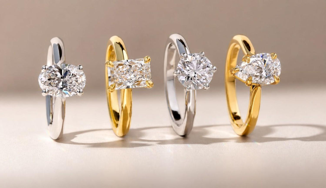 Choose Your Gold Color White Gold vs Yellow Gold Rings