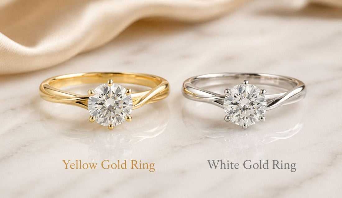 White Gold vs Yellow Gold Rings