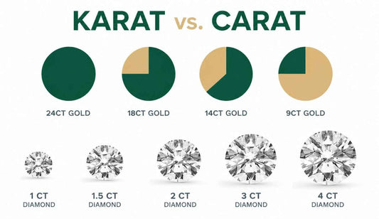 Karat vs Carat Difference, Meaning Abbreviation