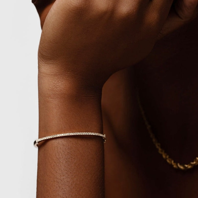 0.40 CT Round Cut Stackable Proposal Tennis Bracelets