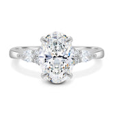 0.50 To 2.00 CT Oval Cut Lab Grown Diamond Rings