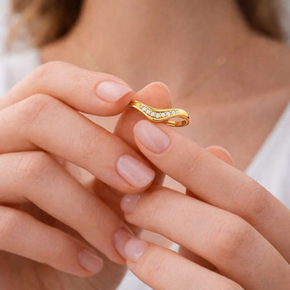 Solid Gold 3.3mm Width Curved Wedding Band, Half Eternity Round Cut Moissanite Bridal Ring

