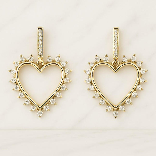 0.82 TW Natural White Round Diamond Earring Round Brilliant Cut Earring Bezel Earring Engagement Earring Earlobe Earring Gift For Her