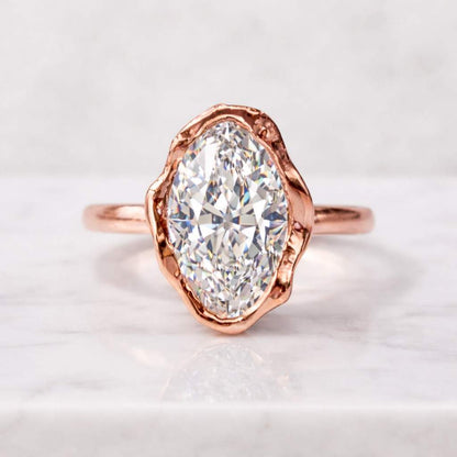 1.00 Ctw Round Lab Diamond Ring