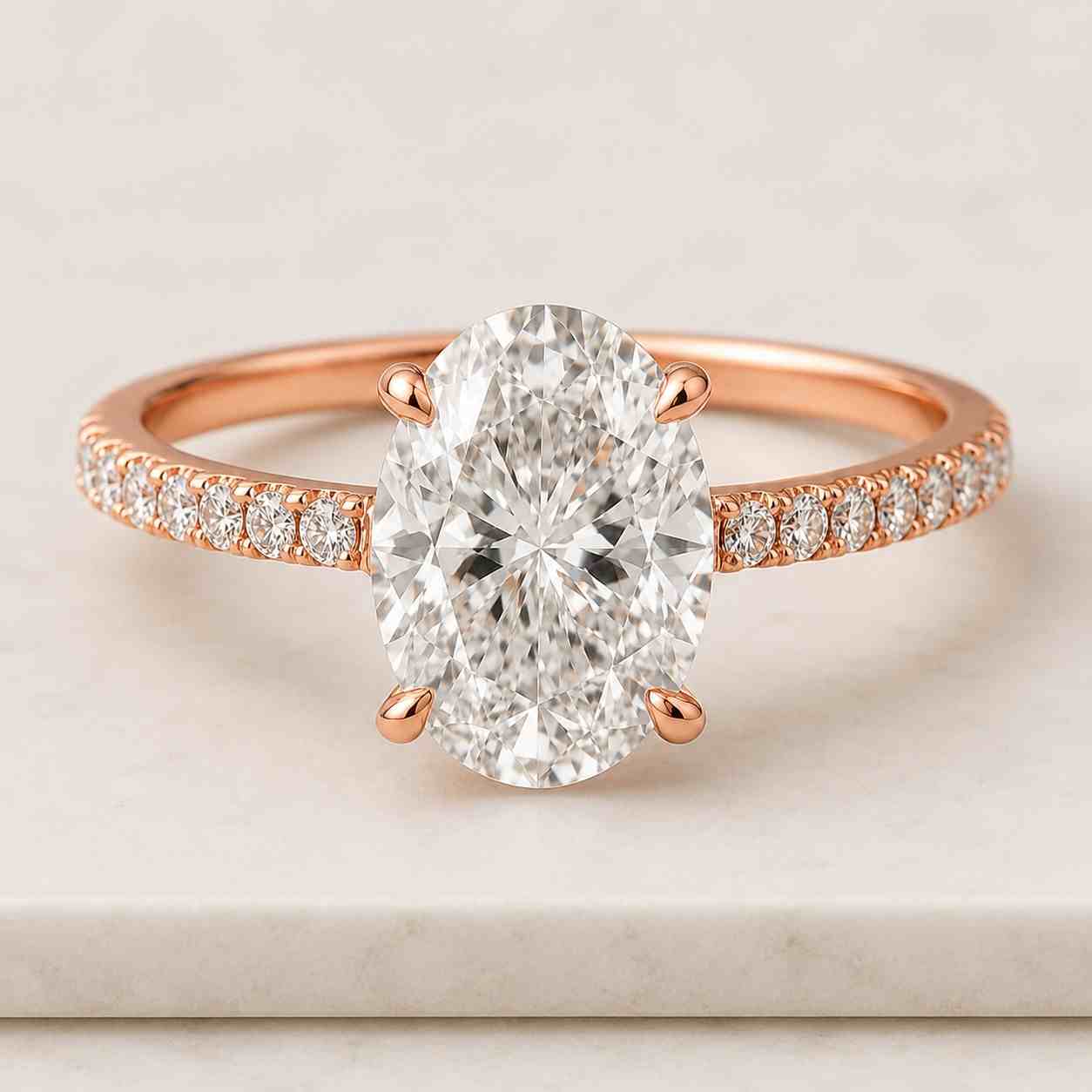 1.0 CT Pear Halo Fancy Blue Lab Grown Diamond Ring
