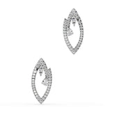 1.14 CT Lab Grown Multi Diamond Marquise Earrings